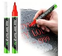 3 Pièces Stylo Marqueur Doré pour Pierre Tombale, Stylo pour Pierre Tombale, Stylo de Retouche Etanche pour Pierre,Stylo de Peinture Imperméable pour Restauration de Lettres de Pierre Tombale