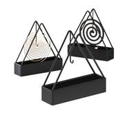 3 pièces Support Bobine Anti Moustique,Anti Moustique Exterieur,Support Spirale Anti Moustique,Spirale Anti Moustique,Porte Encens, Iron Support Spirale Anti Moustique Exterieur pour Maison Et Jardin