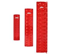 3 Pièces Support de Douille Métrique Rouge en Plastique | Organisateur de Prises, Mesures Clairement Indiquées, Style Mécanique Professionnel, Atelier et Établi
