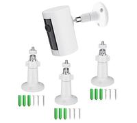 [3 pièces] Support mural réglable, compatible avec la Stick Up Cam Pro, la Ring Indoor Cam (1ère génération), support de caméra réglable à 360° pour caméra de sécurité intérieure, avec socle pivotant