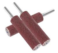 3 Pièces Tambour de Ponçage pour Perceuse 6mm, Cylindre Poignée | Fer et Papier Abrasif, Meulage Précis, Polissage, Usage Manuel Léger, pour Bois et Jade