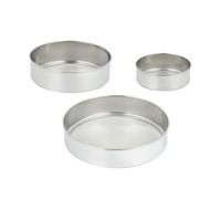 3 Pièces Tamis à Farine à Mailles Fines, Lot de Trois | Passoire Ronde pour Poudre, Tamiseur Manuel, Tri Homogène, Préparation Culinaire, Décoration Pâtissière, Farine Délicate