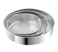 3 Pièces Tamis à Farine Patisserie en Acier Inoxydable, 15/18/22cm | Tamis de Pâtisserie Maille Fine Tamis, Farine Professionnel Tamiseur de Farine Maille Fin pour Farine Gâteaux Légumes