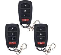 3 pièces télécommande de porte de garage clonage télécommande 433 mhz télécommande universelle sans fil porte-clés Duplicateur