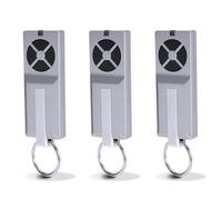 3 pièces Télécommande pour porte de garage compatible avec Chamberlain TX4RUNI, 433,92 MHz Télécommande de remplacement, 4 boutons avec LED blanche, ouvre-porte sans fil, pile incluse