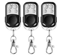 3 Pièces Telecommande Universelle Portail, 433,92 MHz Telecommande Portail, Code Fixe Bip Portail Universelle Sans Fil Compatible 4 Boutons Touches Copieuse pour Voiture et Porte de Garage