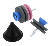 3 Pièces Tête D'affûtage Roue de Polissage Corindon Brun | Outil de Cour, Fournitures de Jardin, Uniforme, Usage Pratique, pour Coupe-herbes et Outillage