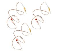 3 Pièces Thermocouple D’allumage pour Foyer Extérieur 70cm | Protection Arrêt Flamme, Usage Chauffage de Terrasse, Réparation Patio, Accessoires Thermocouple, Couleur Or