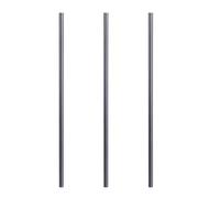 3 Pièces Tige D'agitation en Graphite Noir Haute Résistance | Graphite, Conductivité Uniforme, Format Portable, Usage en Laboratoire et Coulée, Bâtonnet Mélangeur
