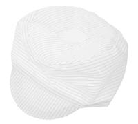 3 Pièces Toque de Chef en Polyester Blanc, Légère | Port Confortable, Style Simple et Élégant, Adaptée aux Chefs et Serveurs, Usage Cuisine et Catering