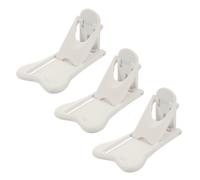 3 Pièces Verrou de Sécurité Réglable Blanc ABS | Maison et Hôtel, Installation Facile, Transport Simple, Usage Adulte et Bébé, Protection pour Ouverture