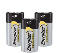 3 Piles Alcalines Energizer Industrial D LR20 1,5 V Mono R20 MN1300