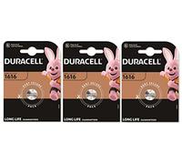 3 Piles au Lithium Duracell 1616 (3 blisters de 1 Batterie)