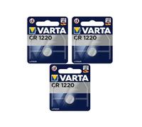 3 piles Varta CR1220