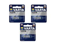 3 piles Varta V27A -