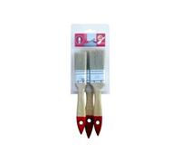 Pinceau plat - glycéro - lot de 3