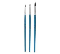 Pébéo – Pinceaux Rond Aquarelle – Imitation petit-gris – Lot de 3 (N°4, N°8, N°12)