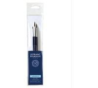 3 pinceaux - Ronds - Aquarelle - Petit-gris - Poils naturels - n°2/6/10 - Lefranc Bourgeois Gris