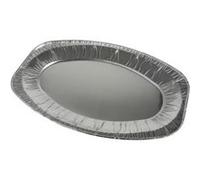 3 plats aluminium 43x28cm - papstar 10409 Gris G