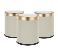 3 poubelle de salle de bain push glint 8l