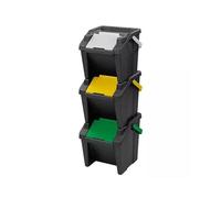 CEP Système de tri des déchets 'Tower', 30 litres, lot de 3