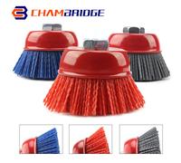 3 pouces, 75mm, 1/3 pièces Outil de meuleuse d'angle en Nylon M14,5/8-11,Roue de brosse en Nylon abrasif pour meuleuse d'angle Dremel, outil rotatif de polissage, grain 80-240 Grit bleu 240