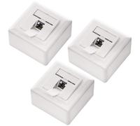 3 prises réseau universelles CAT6a - 1 port RJ45 - Blindée