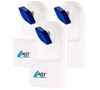 AGT 3 purgeurs d'air manuels pour radiateur avec récipient 80 ml
