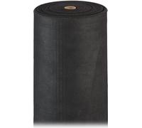3 rouleaux de toile anti-mauvaises herbes, 150 g/m², protection des plantes, perméable à l'eau, résistante aux UV, toile de jardinage robuste, 50 m chacun, noir