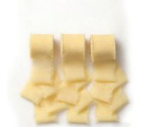 3 rouleaux par paquet, 15 yards de ruban en mousseline de soie jaune, ruban à franges, matériel pour bouquets de mariage faits à la main, matériel d'emballage de cadeaux, ruban de décoration de gâteau
