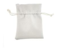 3 sachets tissu blanc 8x10cm - la plastose 184101 Blanc G