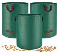 3 sacs de jardin de 500 litres, robustes, pliables et conçus pour résister à une utilisation intensive