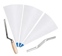 3 Sacs de Mortier de Maçonnerie pour Coulis de Carrelage avec Joint de Brique et Pointeurs, Sac de Calfeutrage pour Installation de