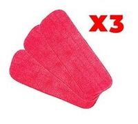 3 serpillières en microfibres pour le balai vaporisateur supermop G