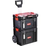 3 set avec boîte à outils poignée télescopique et organisateur avec boîtes pour séparer les rondelles écrous vis système de stockage PRO