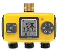 3 sorties, système d'arrosage automatique, programmateur pour l'irrigation des pelouses et des terrasses