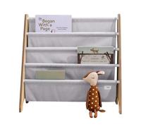 3 Sprouts, Bibliothèque Frontale Montessori pour Enfants, Idéale pour Organiser et Contenir des Livres, Couleur Gris Clair, 61x63x25,4 cm