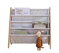 Bibliothèque en tissu recyclé Terrazzo gris clair