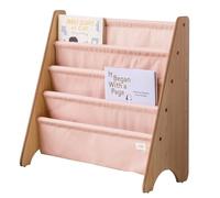 3 Sprouts, Bibliothèque Frontale Montessori pour Enfants, Idéale pour Organiser et Contenir des Livres, Couleur Argile, 61x63x25,4 cm