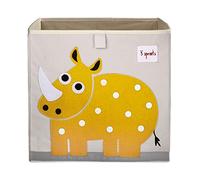 3 Sprouts Boîte Cube Tissu Enfant, Jouets/Accessoires, Rhinocéros