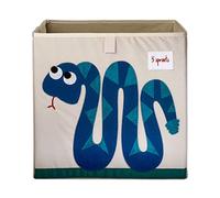 3 Sprouts - Boite Rangement Enfant - Cube de Rangement Tissu pour Jouets et Accessoires - Bac / Caisse Rangement Enfant - Boite Rangement Jouet - Idéal pour Enfants et Bébé - Serpent