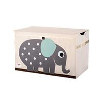 3 Sprouts Coffre à Jouets Enfant, Bac de Rangement, Éléphant