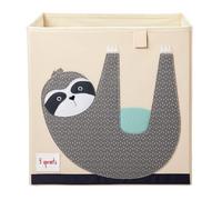 3 Sprouts Cube de rangement pour jouets - Boîte de rangement cube pour enfants - 33 cm - Panier de rangement pliable en tissu pour chambre d'enfant, salle de jeux pour enfants, paresseux