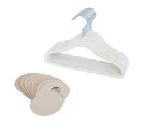 3 Sprouts Ensemble Placard Bébé, 15 Cintres, 8 Séparateurs, Crème/Neutre