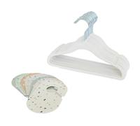 3 Sprouts Ensemble Placard Bébé, 15 Cintres, 8 Séparateurs, Crème/Terrazzo