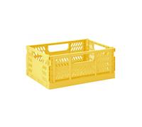 3 Sprouts - Modern Folding Crate Medium Yellow