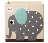 3 Sprouts | Petit meuble de rangement pour jouets - 3 SPROUTS - Éléphant - Multicolore - TU