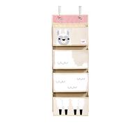 3 Sprouts Rangement Porte à Suspendre, Organisateur Enfant, Lama | Rangement suspendu, Porte ou mur, Organisateur semaine, Vêtements/couches/jouets, Chambre/placard, Tissu durable