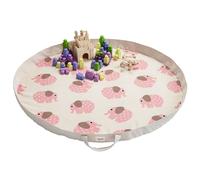 3 sprouts Tapis de jeu éléphant - Rose