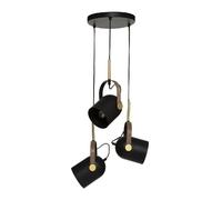 Atmosphera - Suspension Bil - métal - noir et doré H83 cm